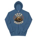 Let's Get Basted Hoodie, Funny Thanksgiving Sweatshirt, Turkey Hoodie - Image 3