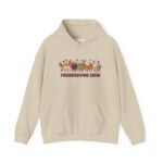 Friendsgiving Crew Hoodie  Thanksgiving, Fall Foliage Turkey - Image 4