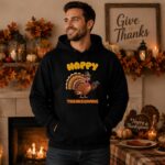 Funny Thanksgiving Turkey Gamer Hoodie, Thanksgiving Sweatshirt, Turkey Shirt, Gaming Hoodie - Image 3