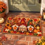 Thanksgiving Non-Slip Doormat, Fall Autumn Welcome Mat - Image 5