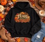 Feast Mode Activated Hoodie - Thanksgiving Turkey Dinner Sweatshirt - Image 7