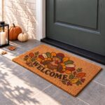Thanksgiving Doormat with Turkey Design | Fall Decor - Image 2