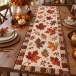 Autumn Harvest Sunflower Quilted Table Runner, Thanksgiving Farmhouse Decor - Image 2