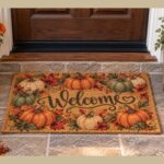 Fall Doormat, Pumpkin Doormat, Fall Welcome Mat, Autumn Welcome Mat, Coir Doormat - Image 3