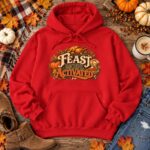 Feast Mode Activated Hoodie - Thanksgiving Turkey Dinner Sweatshirt - Image 4