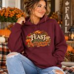 Feast Mode Activated Hoodie - Thanksgiving Turkey Dinner Sweatshirt