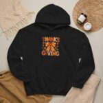 Thanksgiving Coquette Bow Hoodie, Fall Thanksgiving